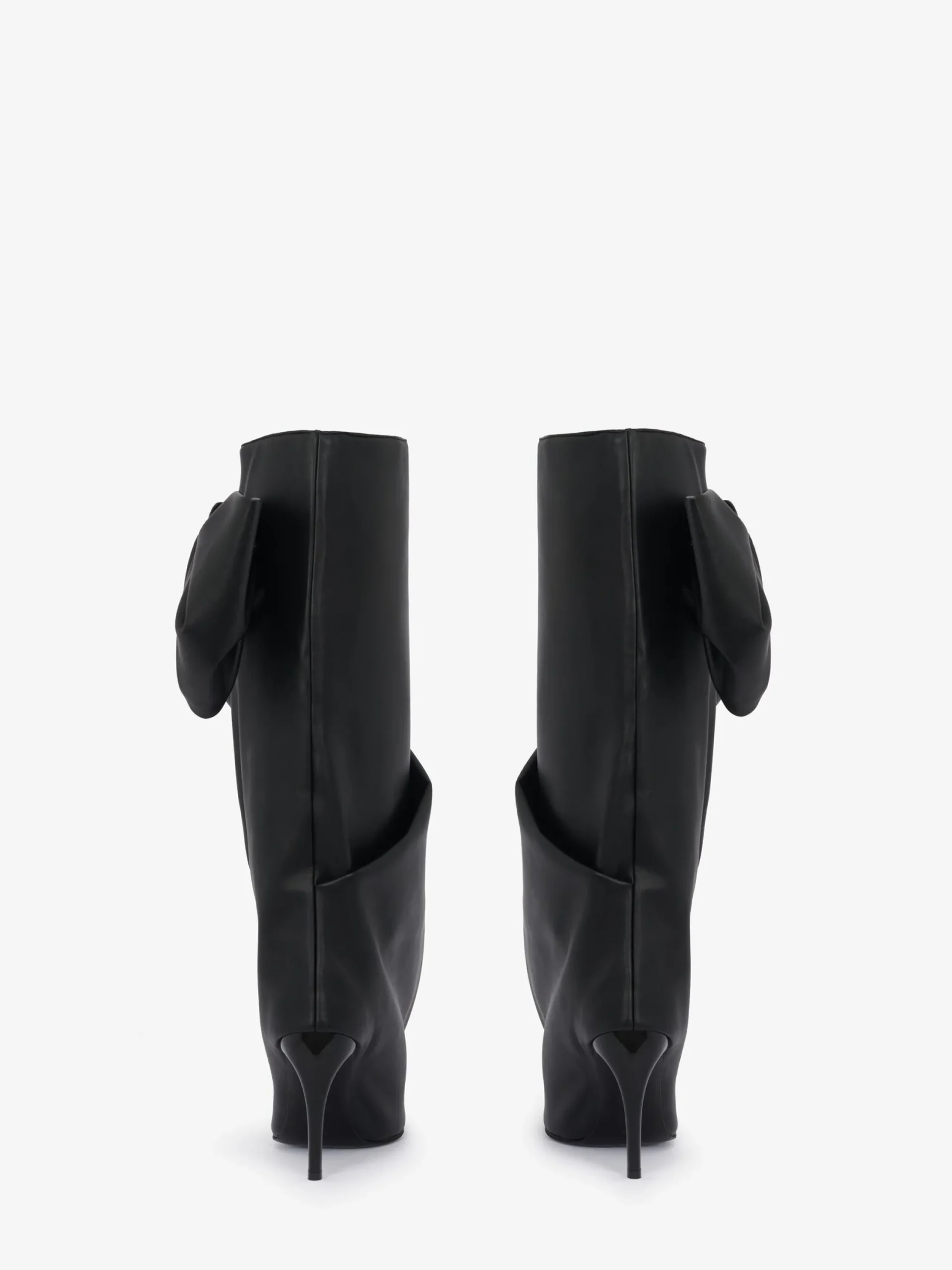 Discount Alexander McQueen Women's Armadillo Bow Boot in Black