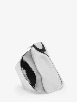 Flash Sale Alexander McQueen Women's Beam Cuff in Antique Silver