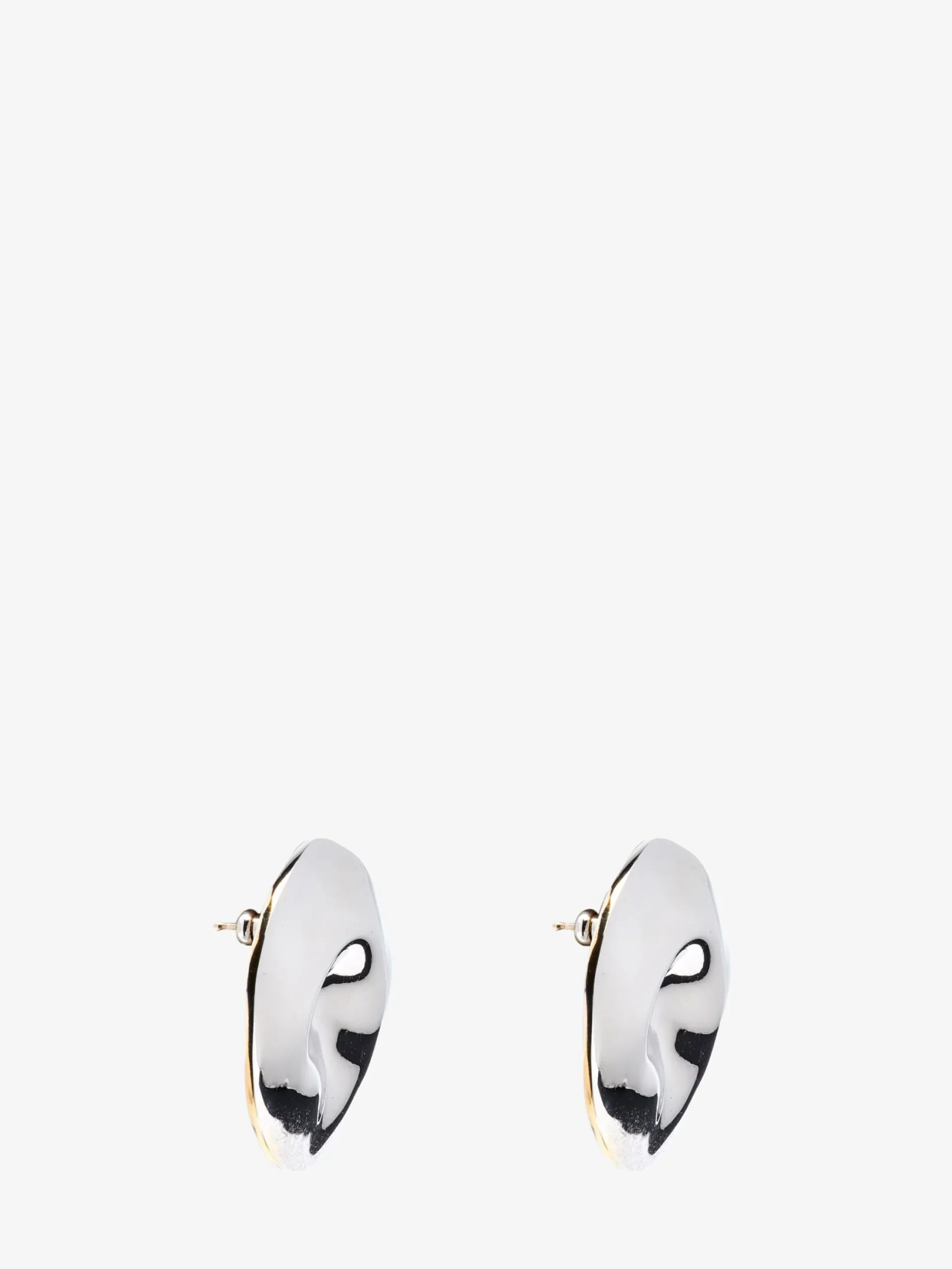 Fashion Alexander McQueen Women's Beam Small Earrings in Antique Silver