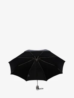 Store Alexander McQueen Women's Skull Umbrella in Black