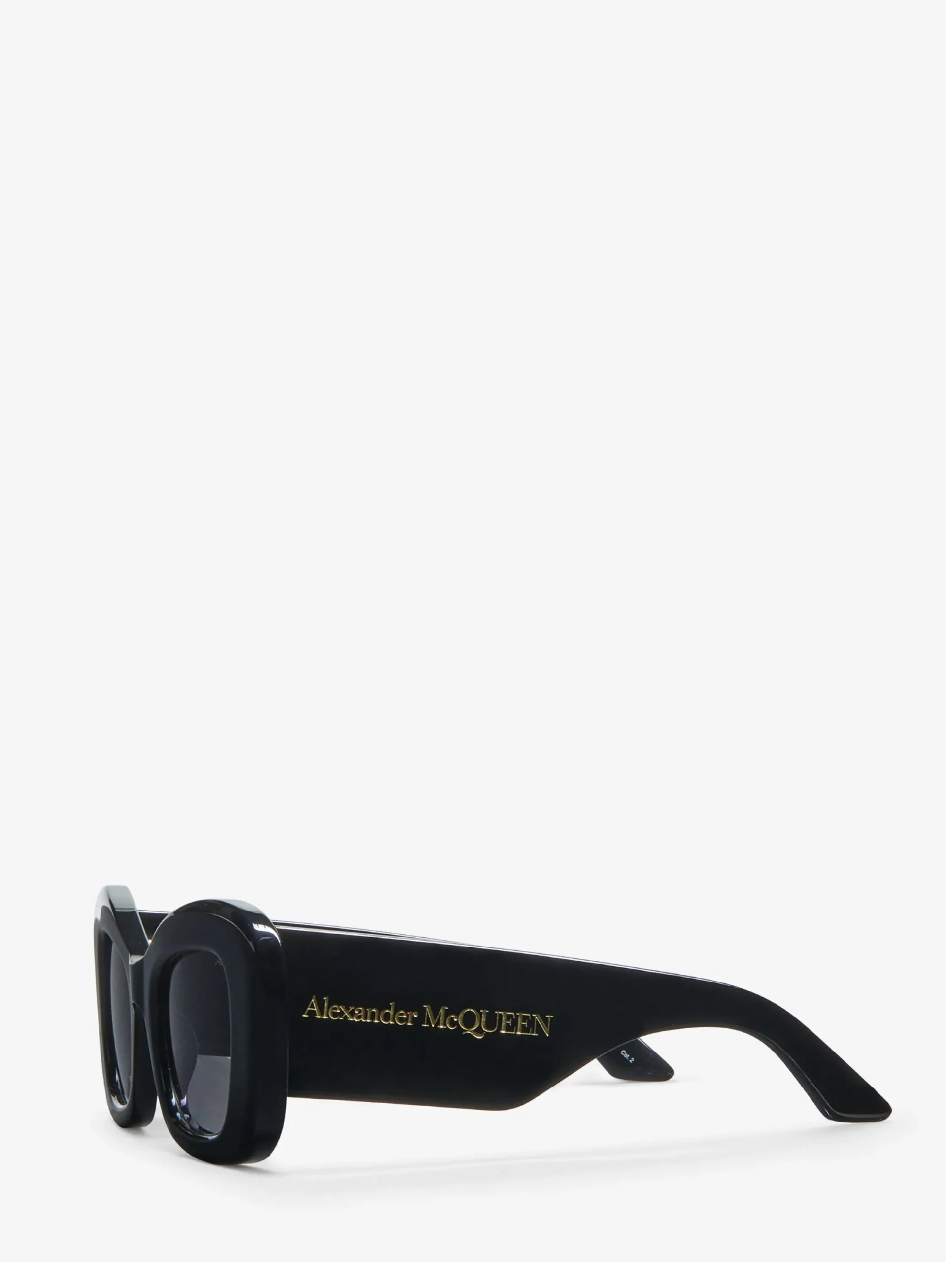 Sale Alexander McQueen Women's Bold Cat-eye Sunglasses in Black/Grey