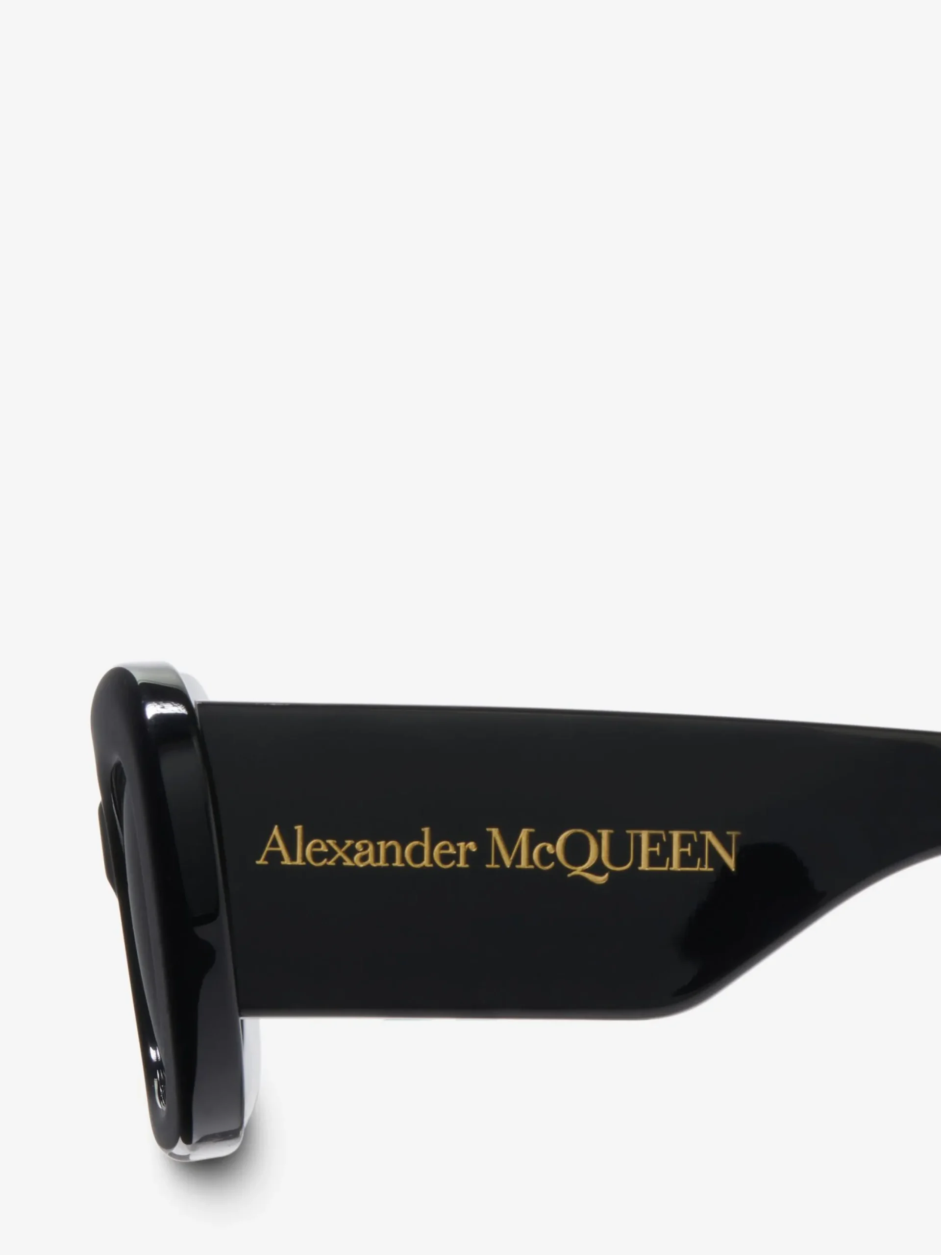 Sale Alexander McQueen Women's Bold Cat-eye Sunglasses in Black/Grey
