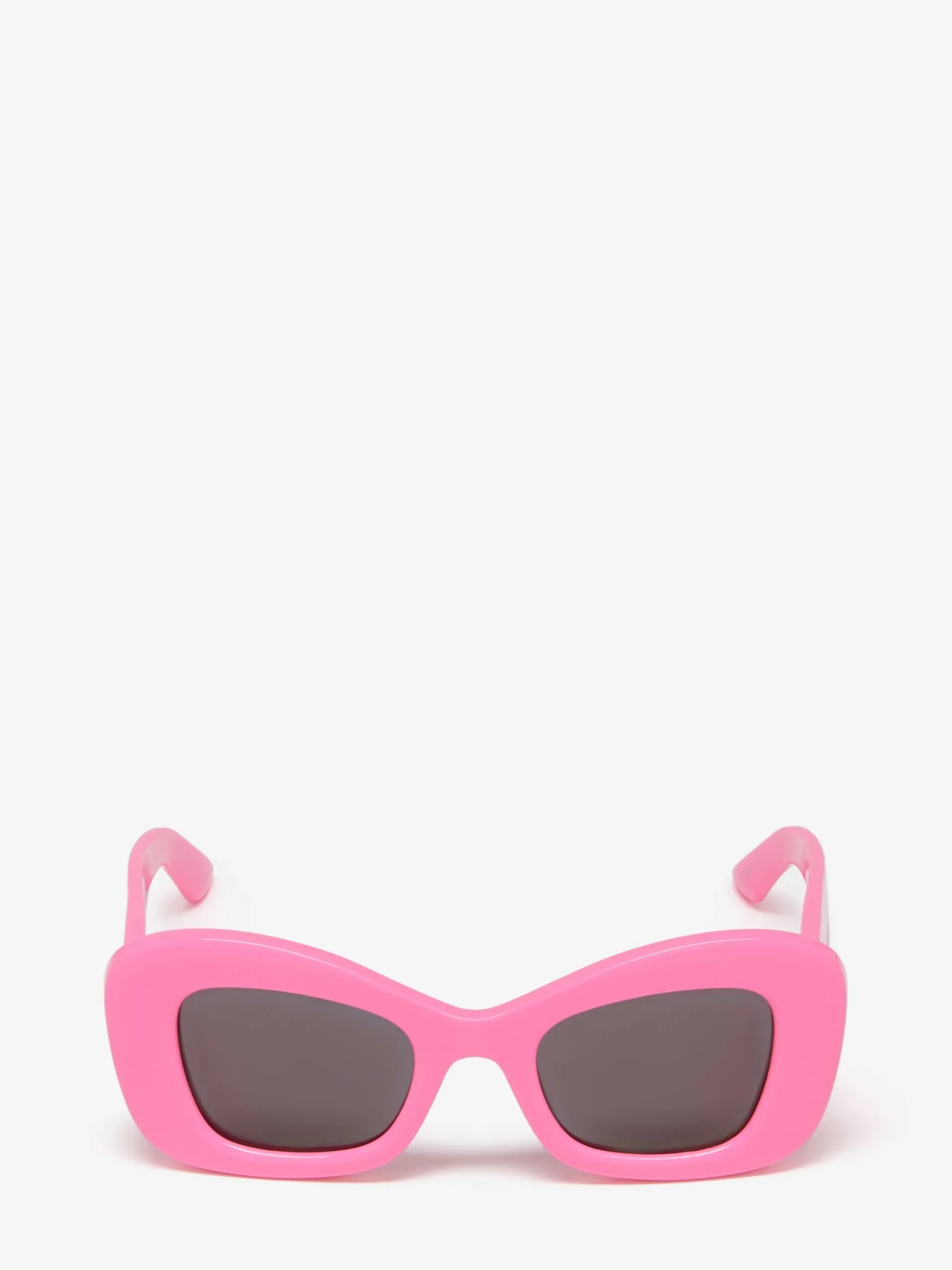 Best Alexander McQueen Women's Bold Cat-eye Sunglasses in Pink/smoke