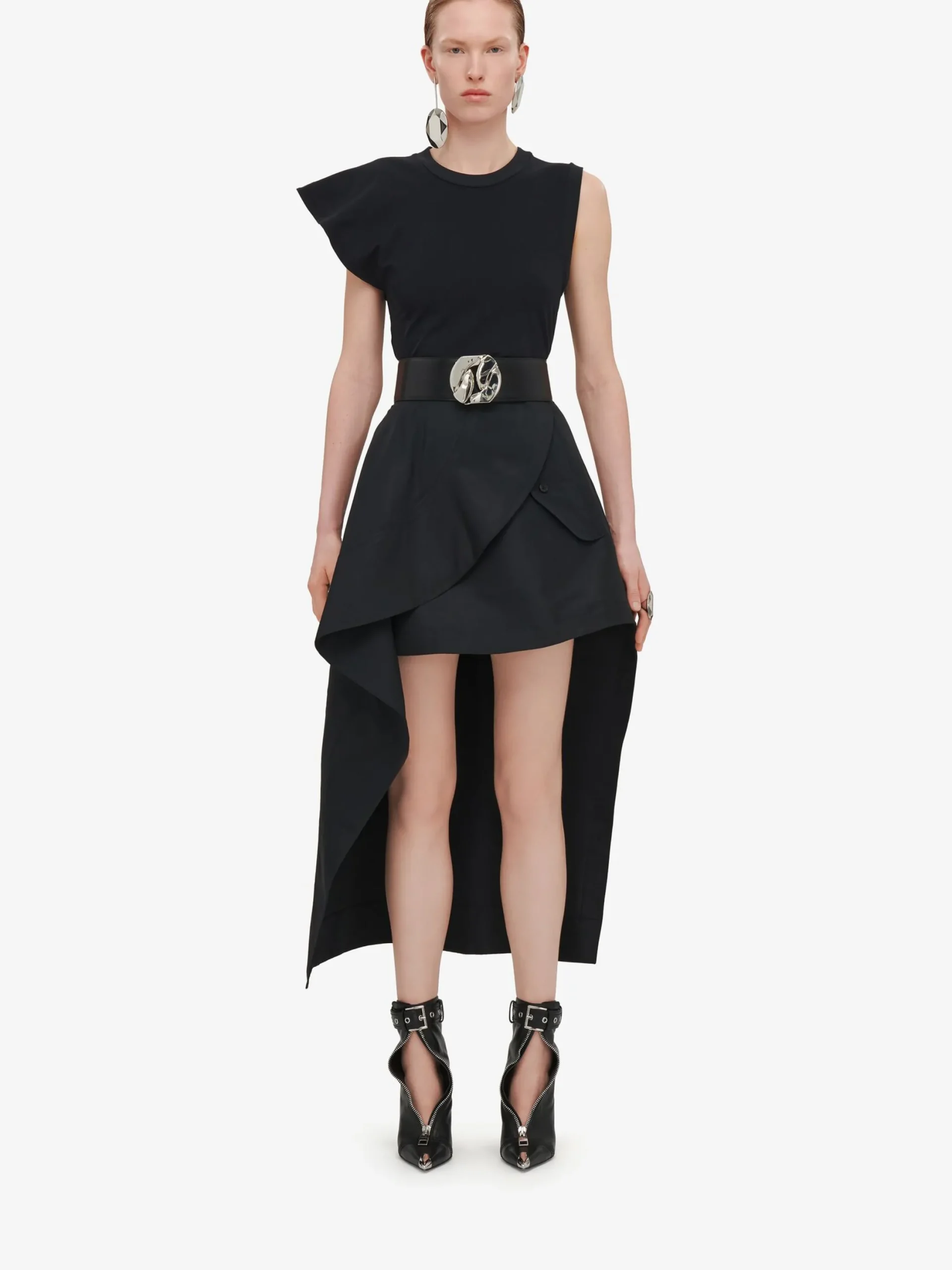 Sale Alexander McQueen Women's Chain Link Waist Belt in Black