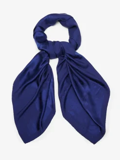 Cheap Alexander McQueen Women's Chiaroscuro Shawl in Electric Navy