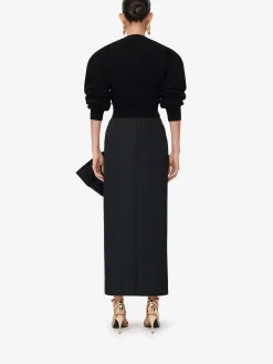 Hot Alexander McQueen Women's Cocoon Sleeve Cardigan in Black