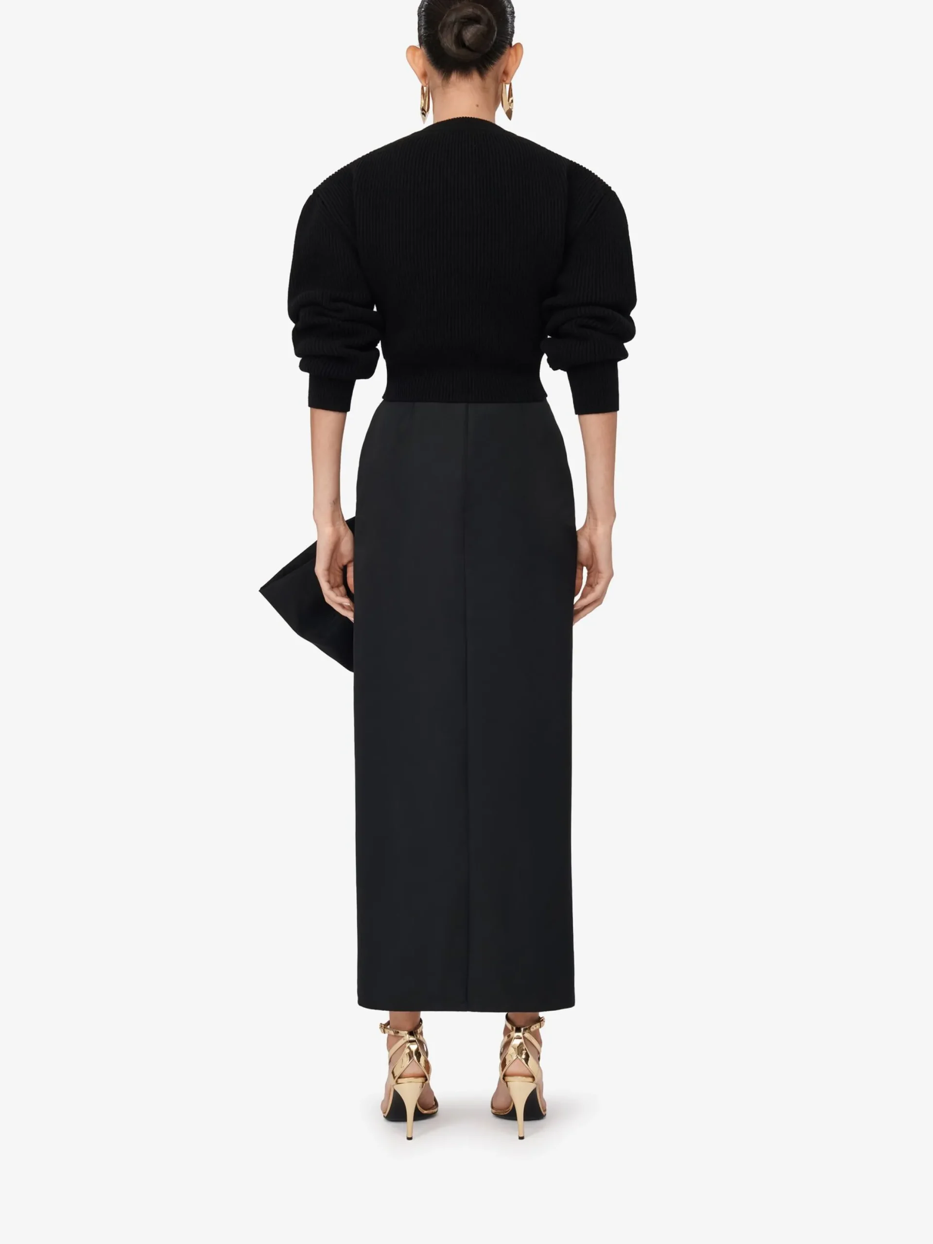 Hot Alexander McQueen Women's Cocoon Sleeve Cardigan in Black