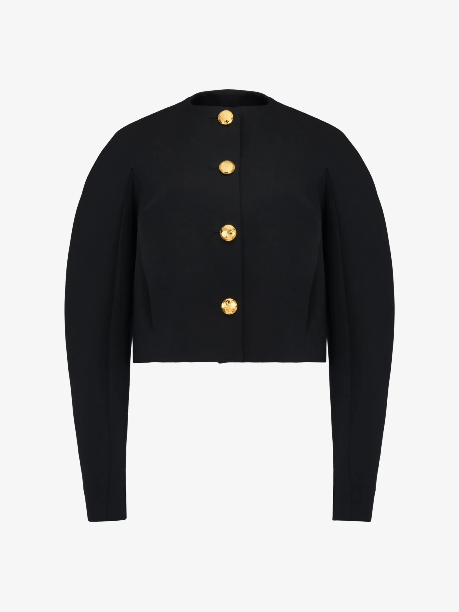 Hot Alexander McQueen Women's Cocoon Sleeve Military Jacket in Black