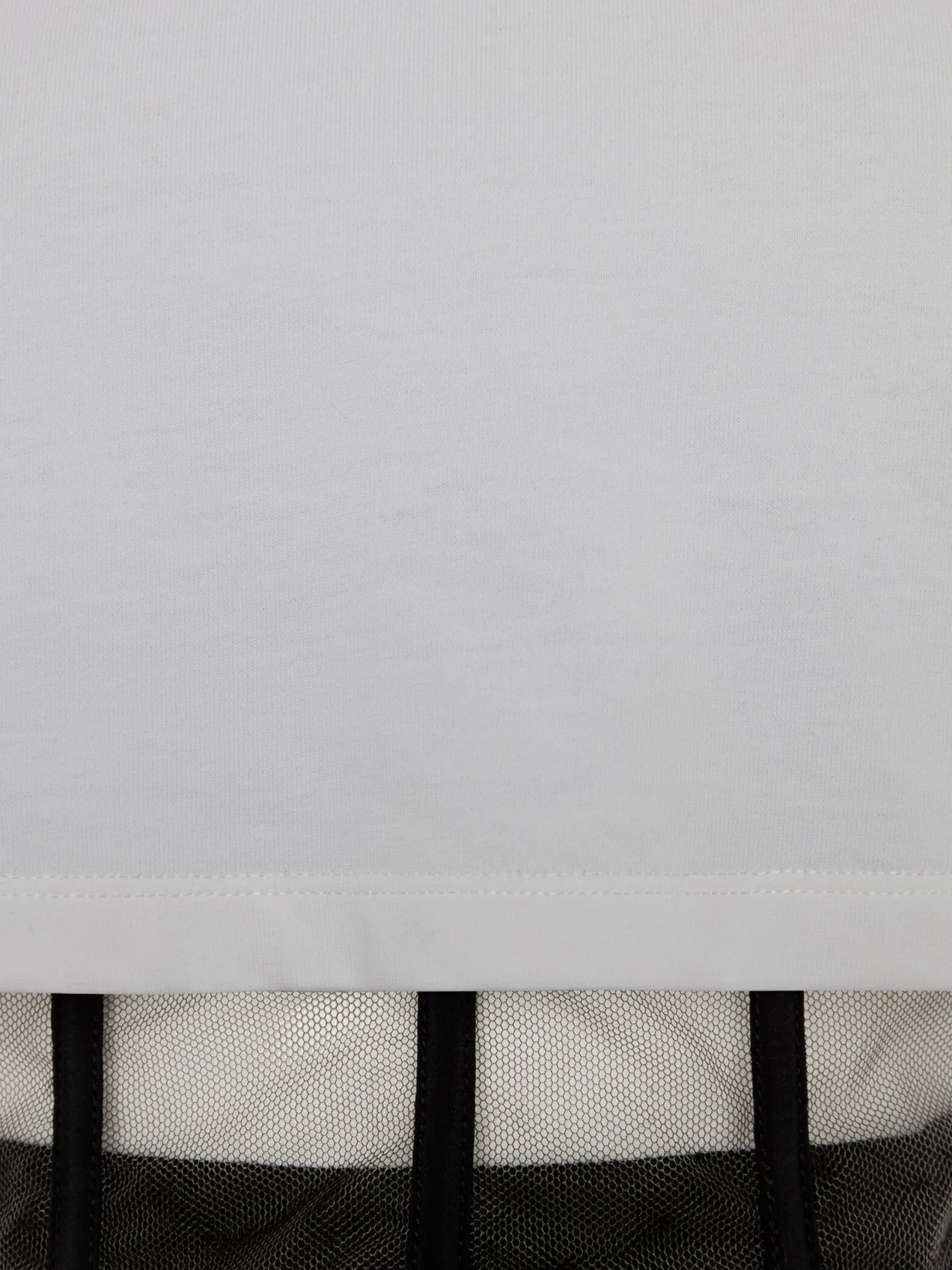 Outlet Alexander McQueen Women's Corset T-shirt in White/Black