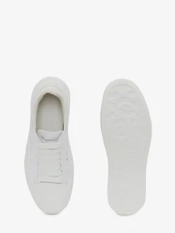 Cheap Alexander McQueen Women's Deck Lace Up Plimsoll in White