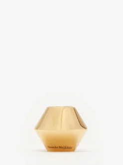Hot Alexander McQueen Women's Hexagonal Ear Cuff in Antique Gold
