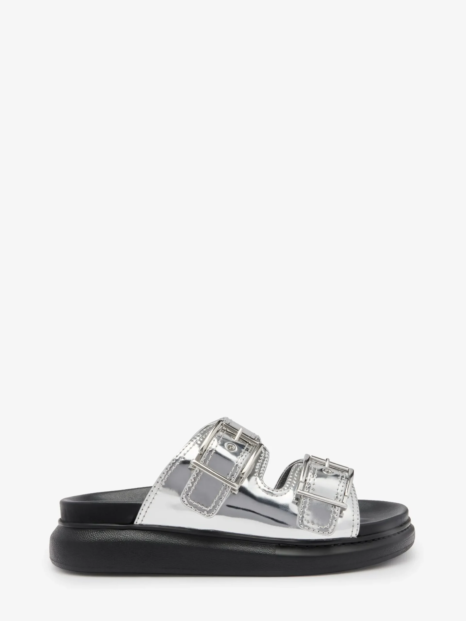 Best Alexander McQueen Women's Hybrid Slide in Silver