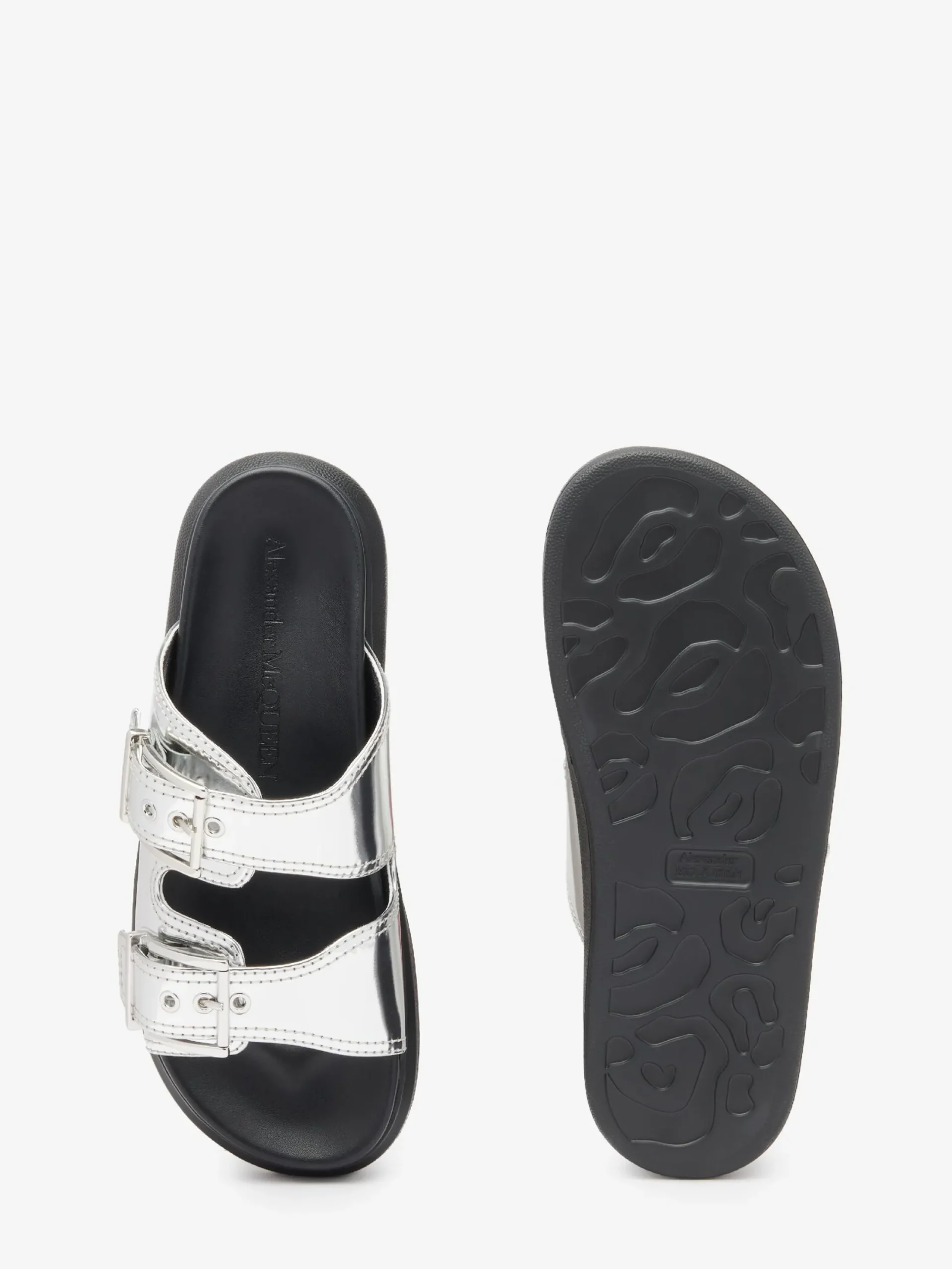 Best Alexander McQueen Women's Hybrid Slide in Silver