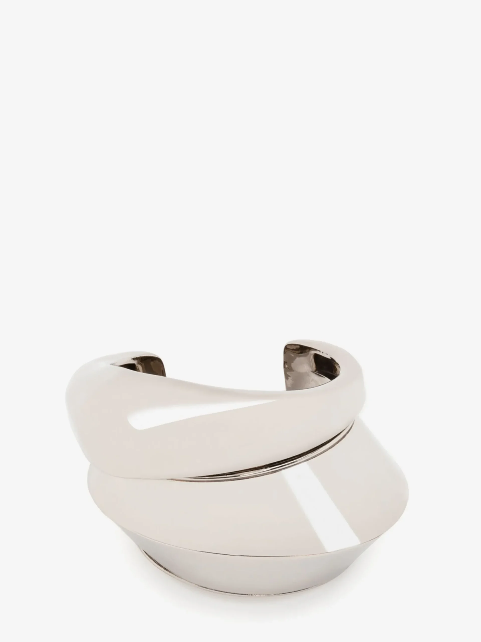 Shop Alexander McQueen Women's Iris Cuff in Antique Silver