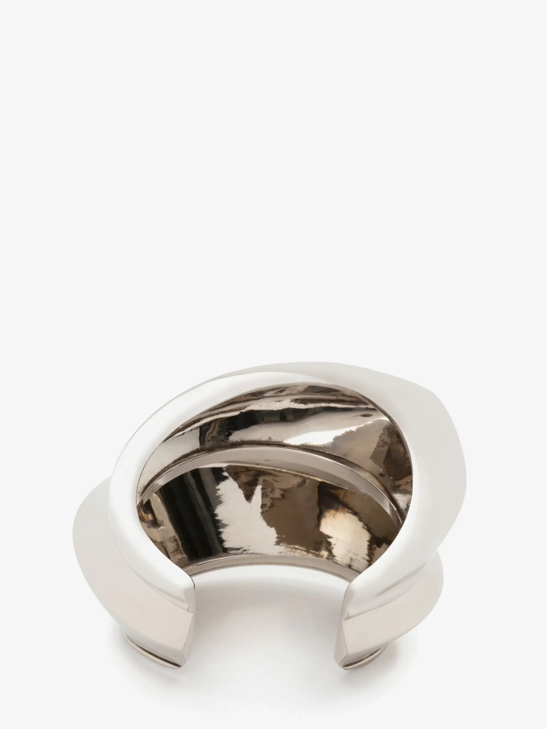 Shop Alexander McQueen Women's Iris Cuff in Antique Silver