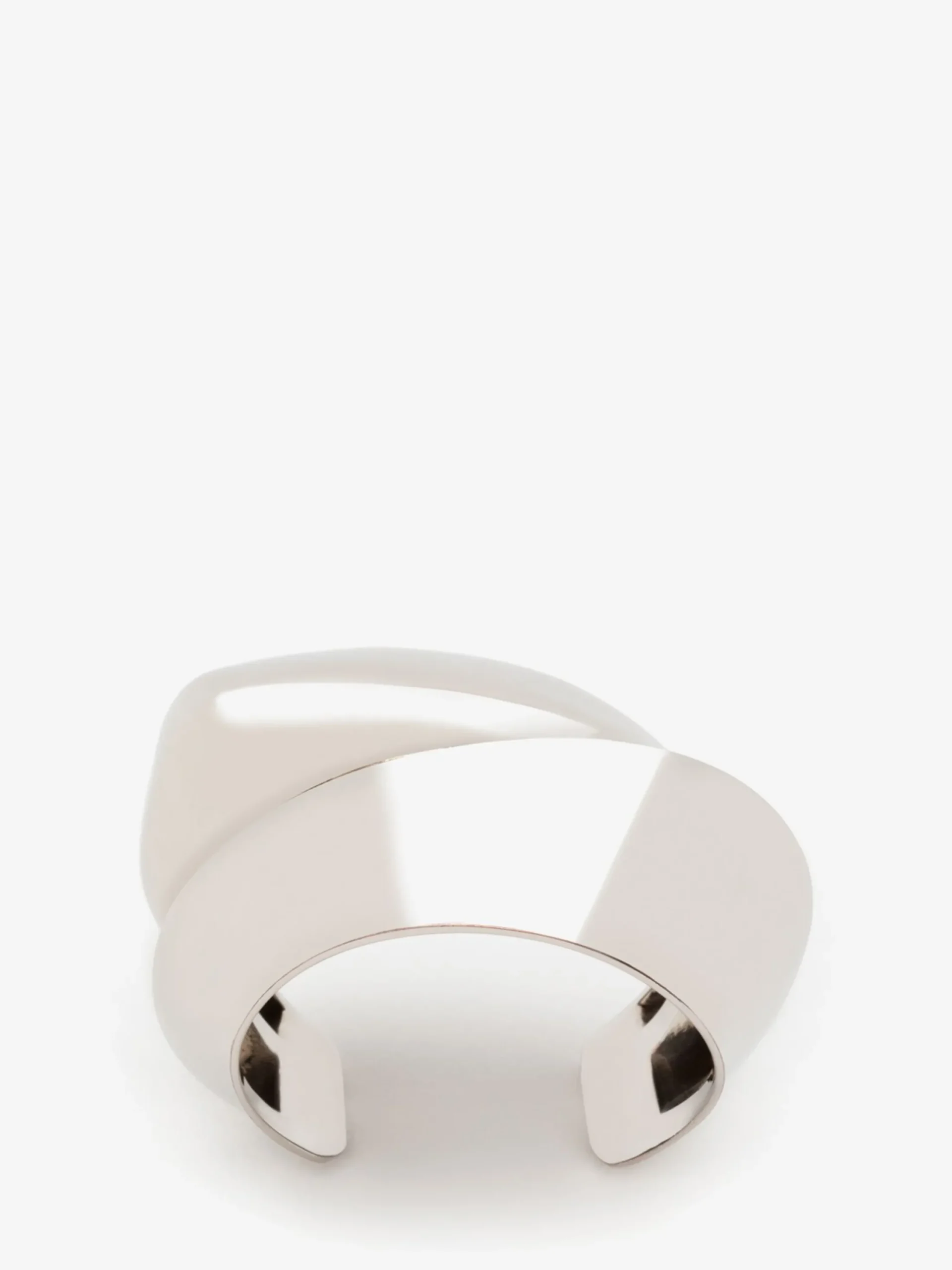 Shop Alexander McQueen Women's Iris Cuff in Antique Silver