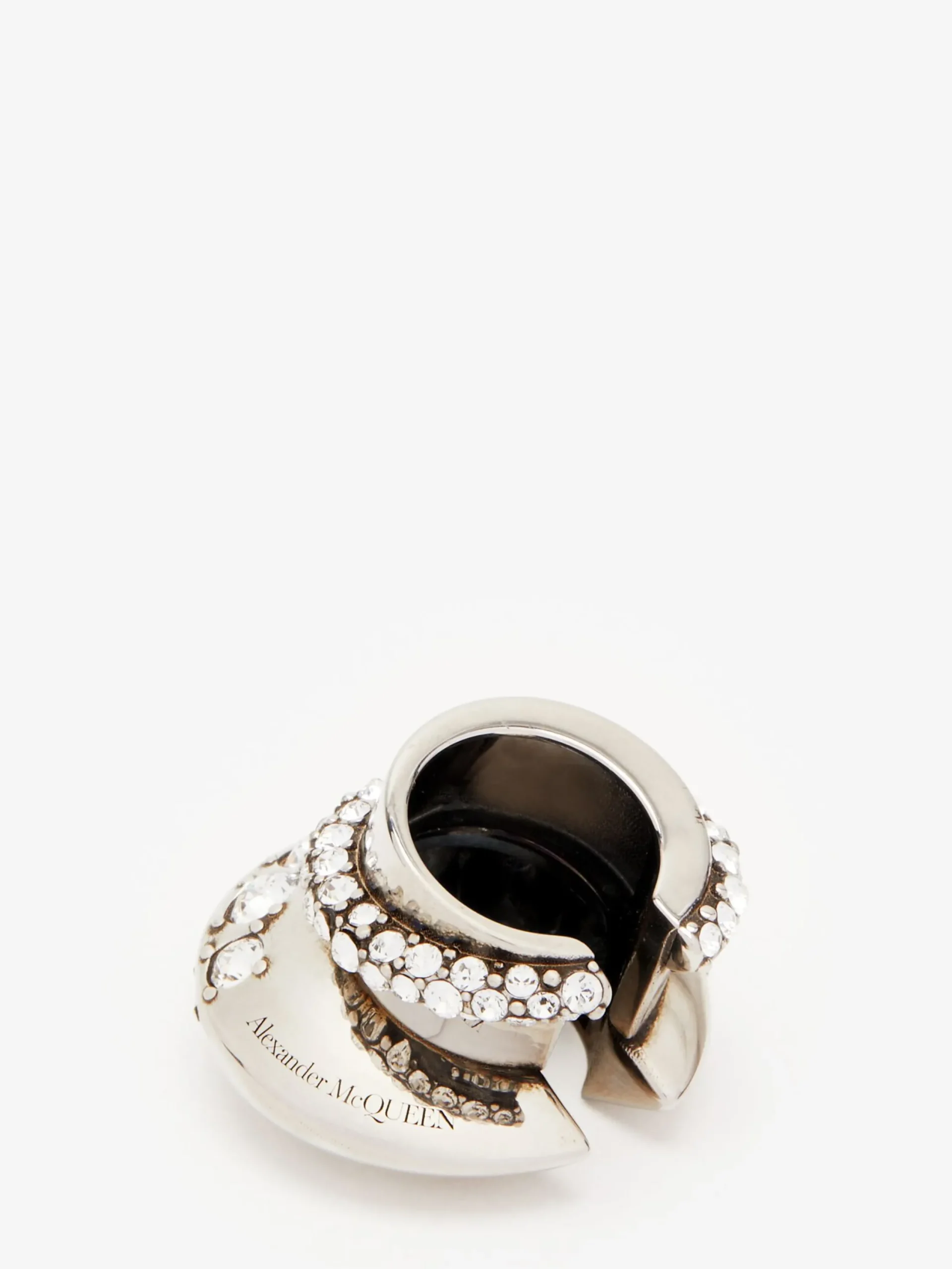 Hot Alexander McQueen Women's Jewelled Accumulation Ear Cuff in Antique Silver