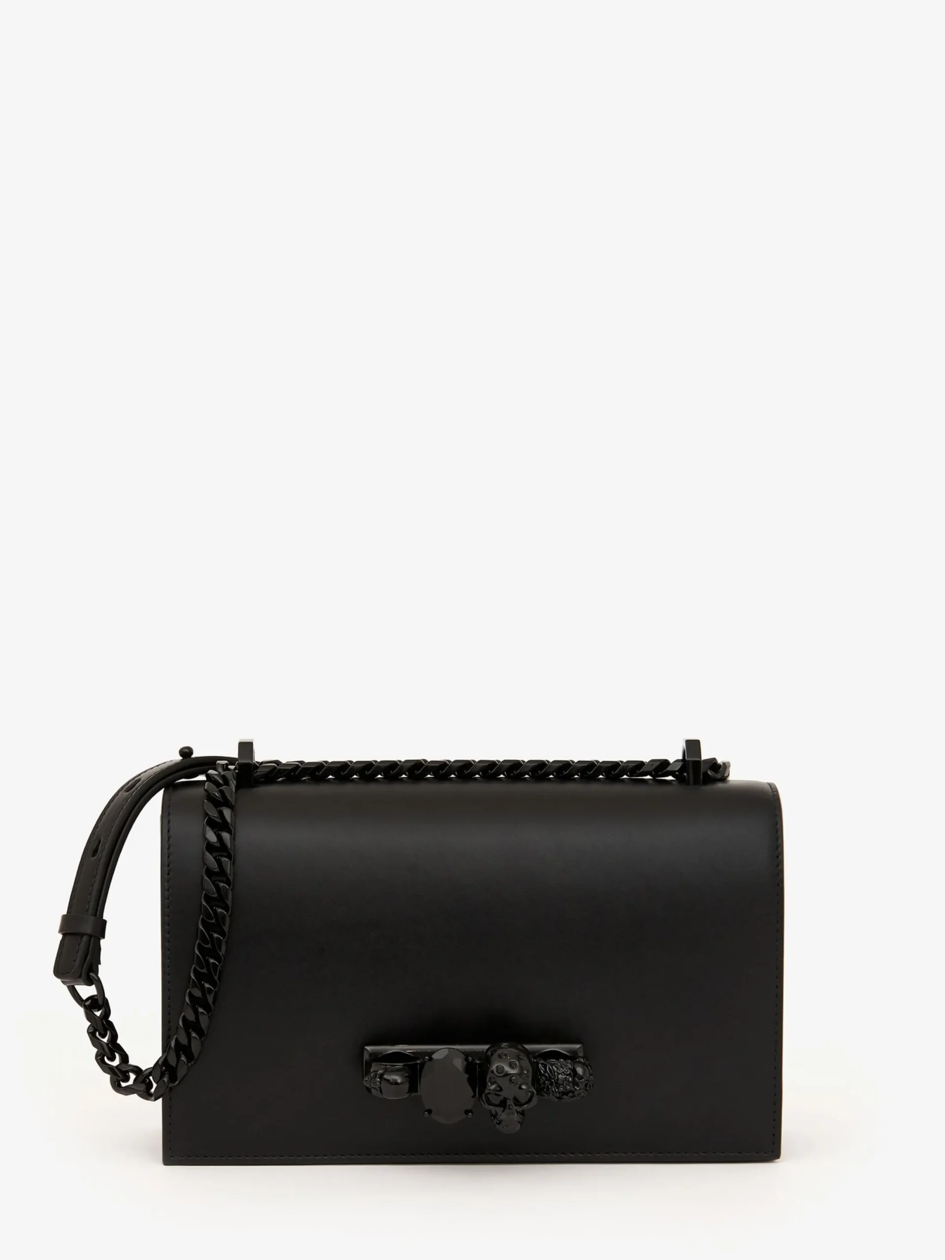 Store Alexander McQueen Women's Jewelled Satchel in Black