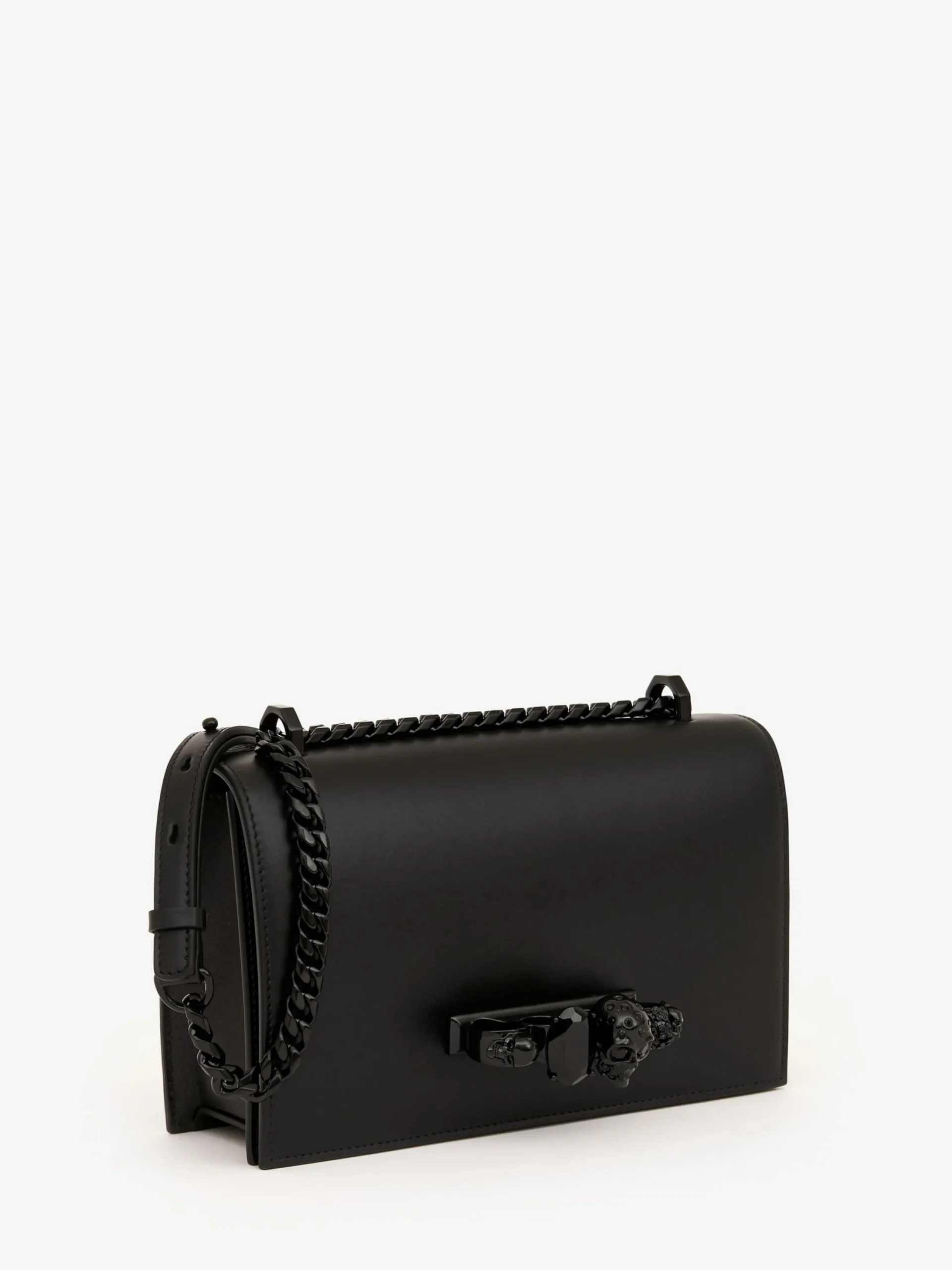 Store Alexander McQueen Women's Jewelled Satchel in Black