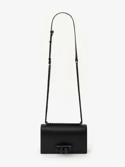 Store Alexander McQueen Women's Jewelled Satchel in Black