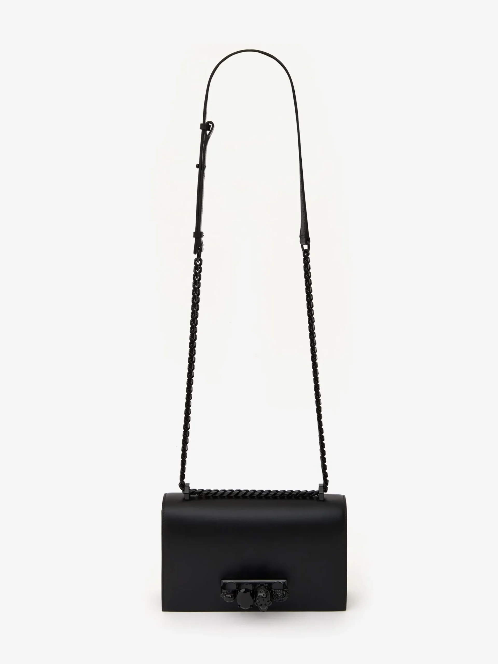Store Alexander McQueen Women's Jewelled Satchel in Black