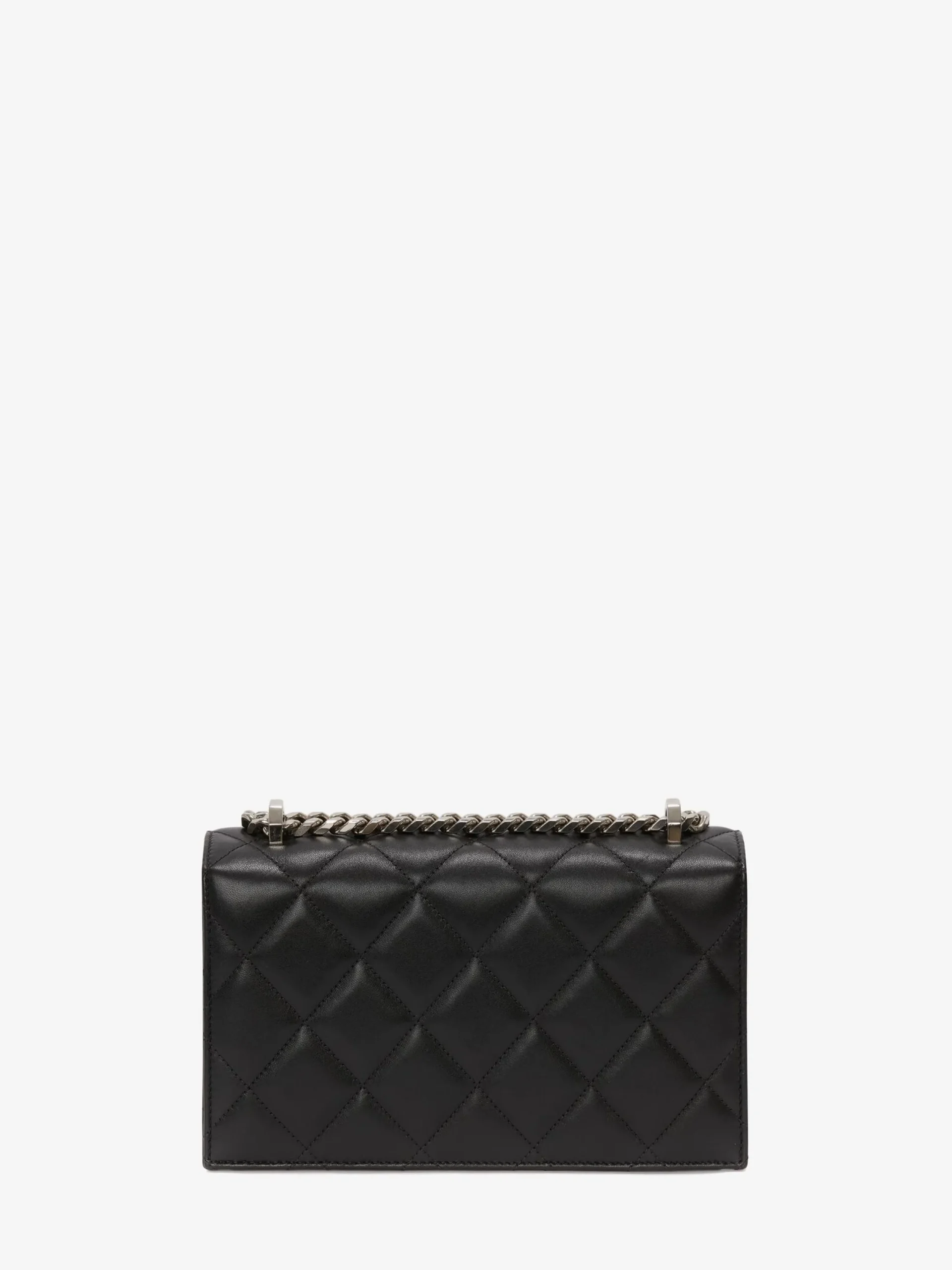 Store Alexander McQueen Women's Jewelled Satchel in Black/White