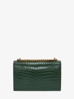 Cheap Alexander McQueen Women's Jewelled Satchel in Emerald