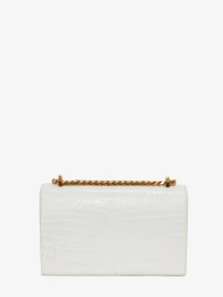 Cheap Alexander McQueen Women's Jewelled Satchel in Deep Ivory