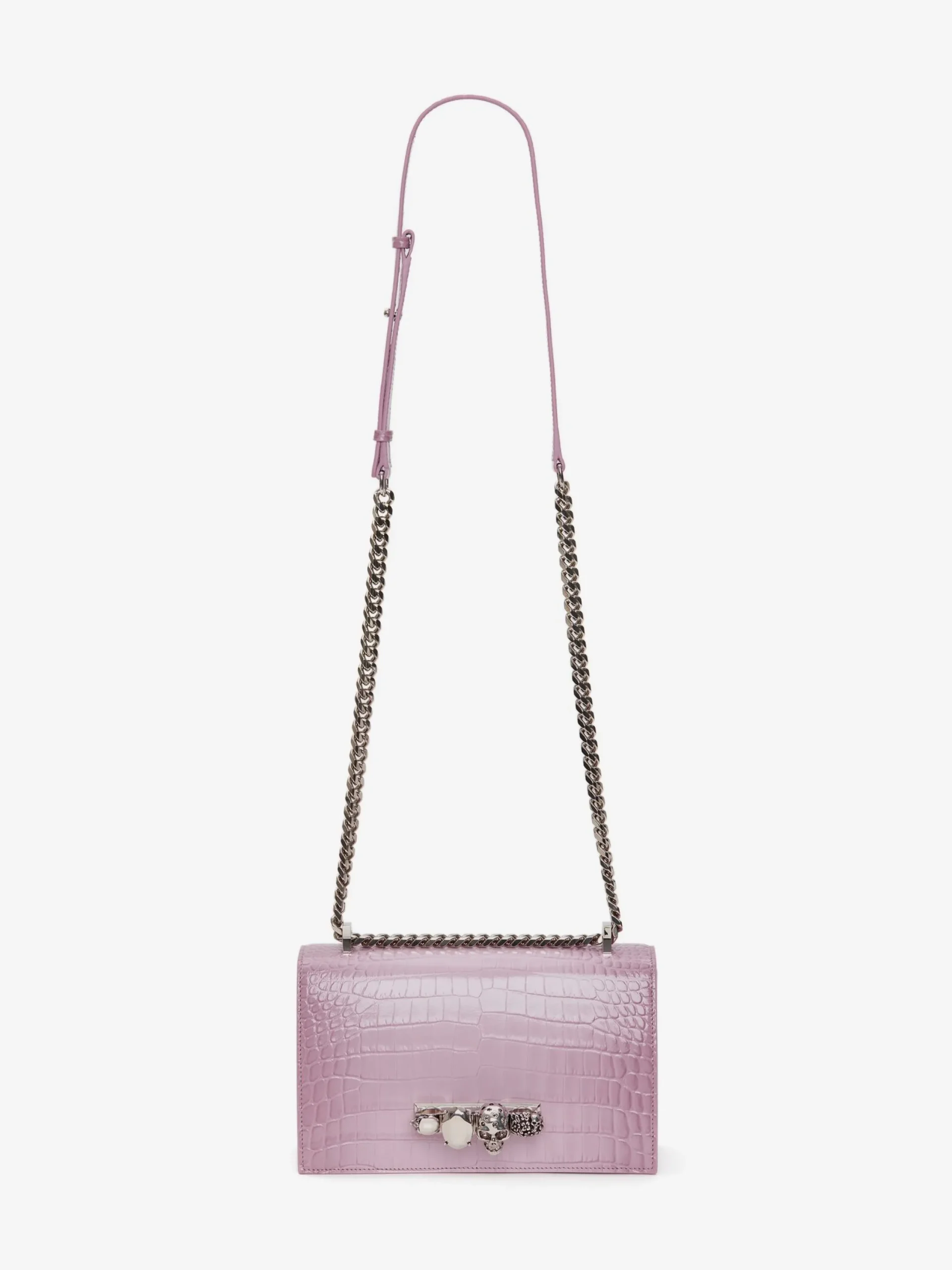 Hot Alexander McQueen Women's Jewelled Satchel in Antique Pink
