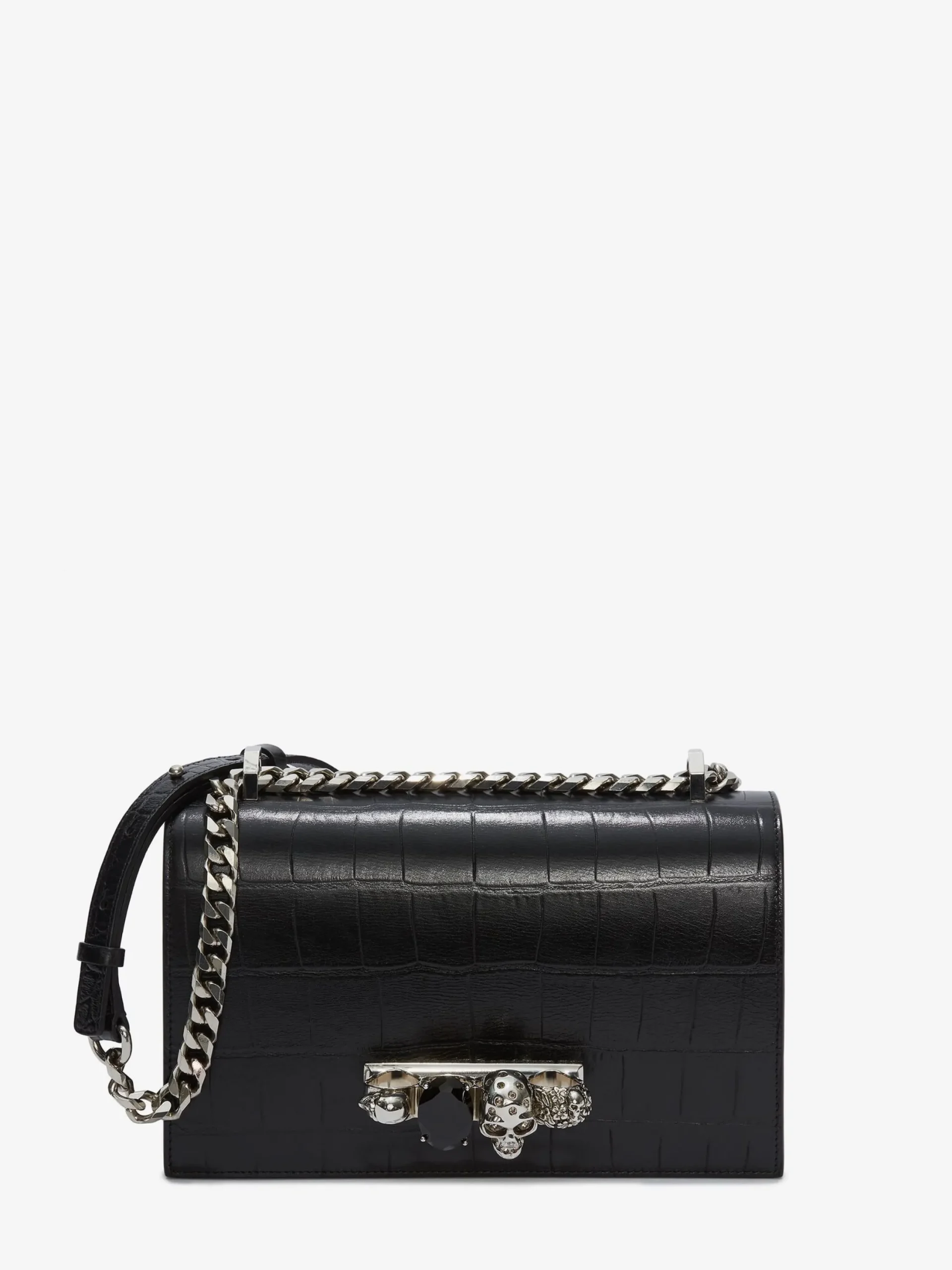 Hot Alexander McQueen Women's Jewelled Satchel in Black