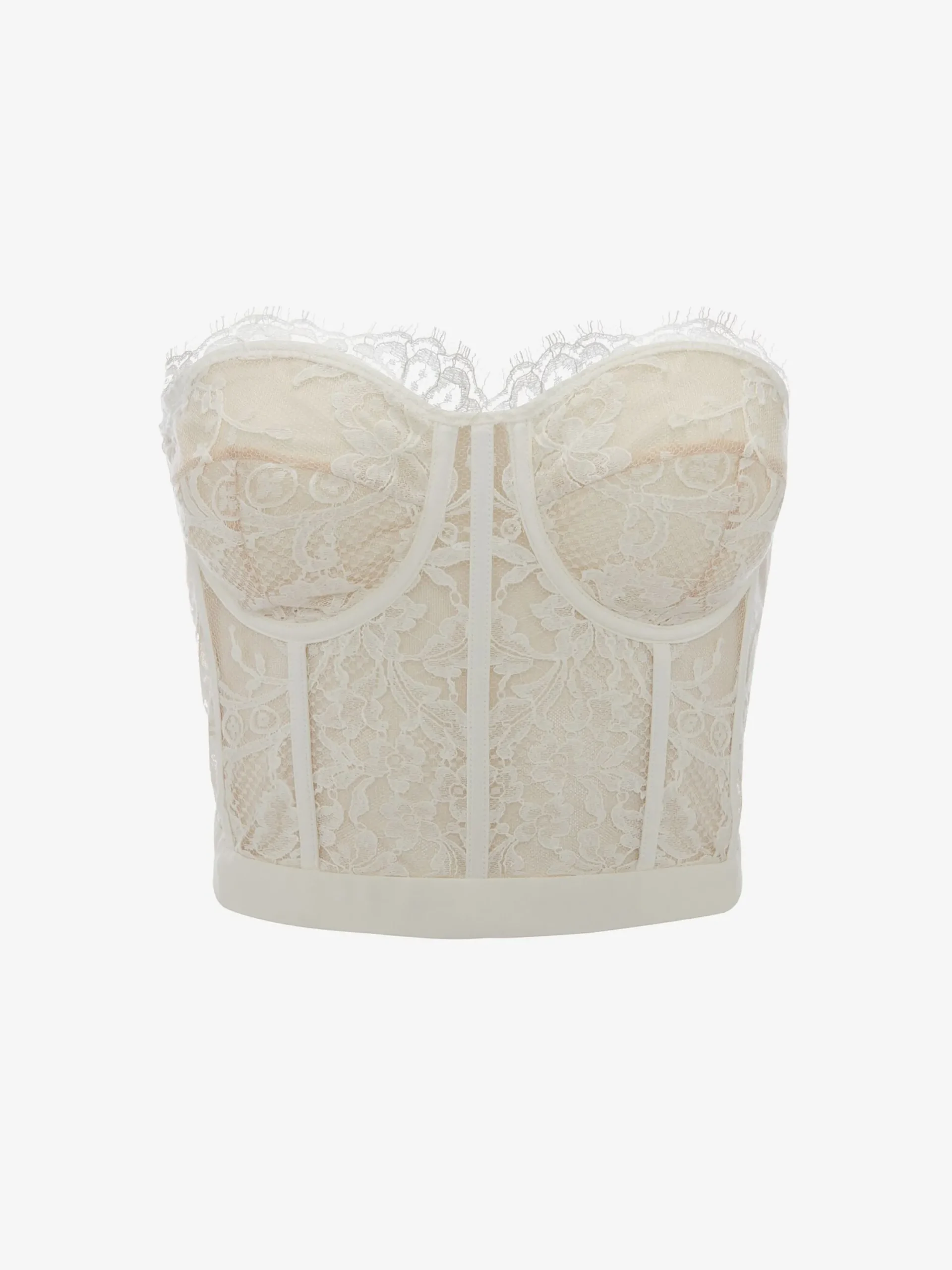 Cheap Alexander McQueen Women's Lace Corset in White