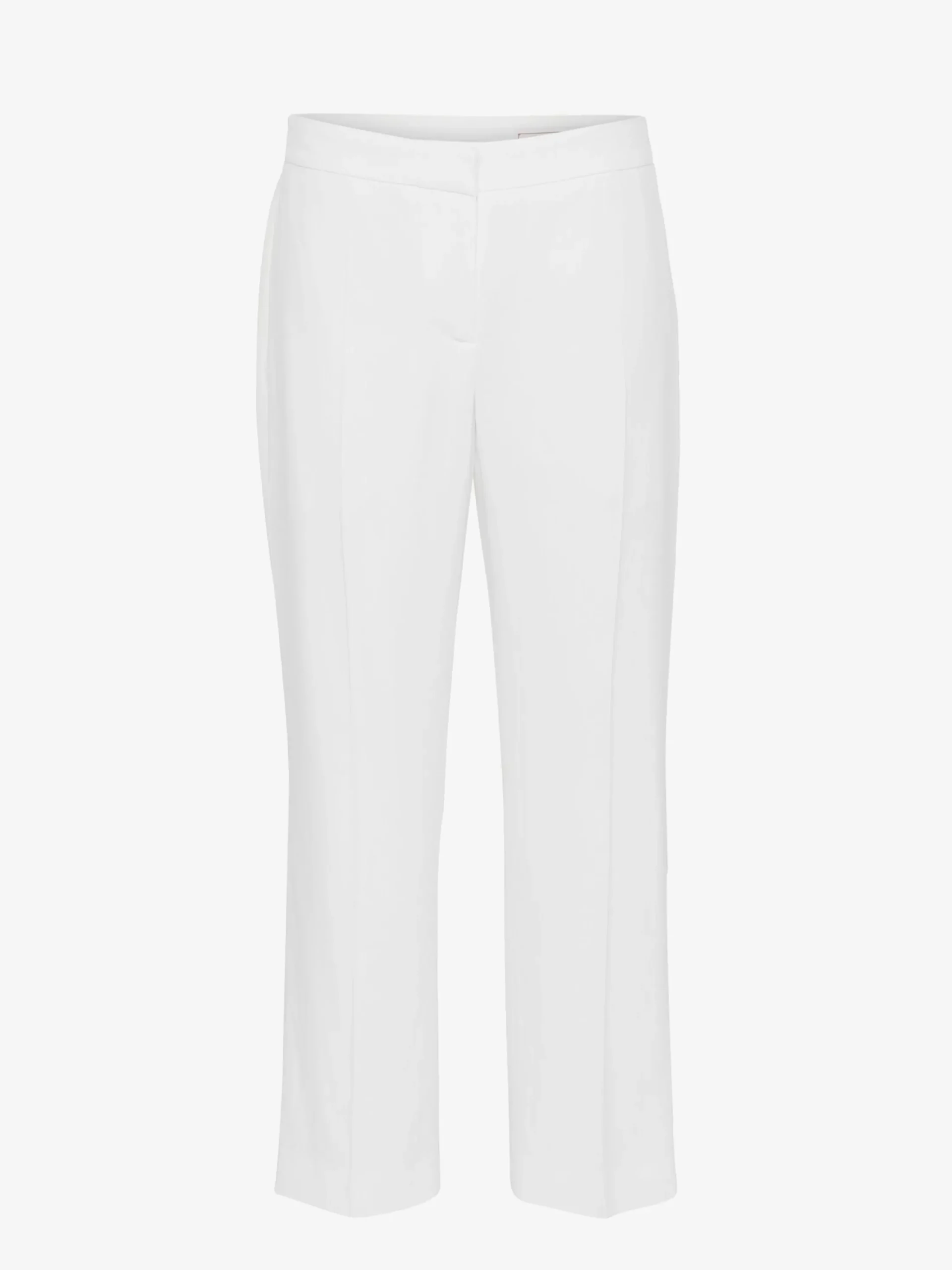 Fashion Alexander McQueen Women's Leaf Crepe Cigarette Trouser in LIGHT IVORY