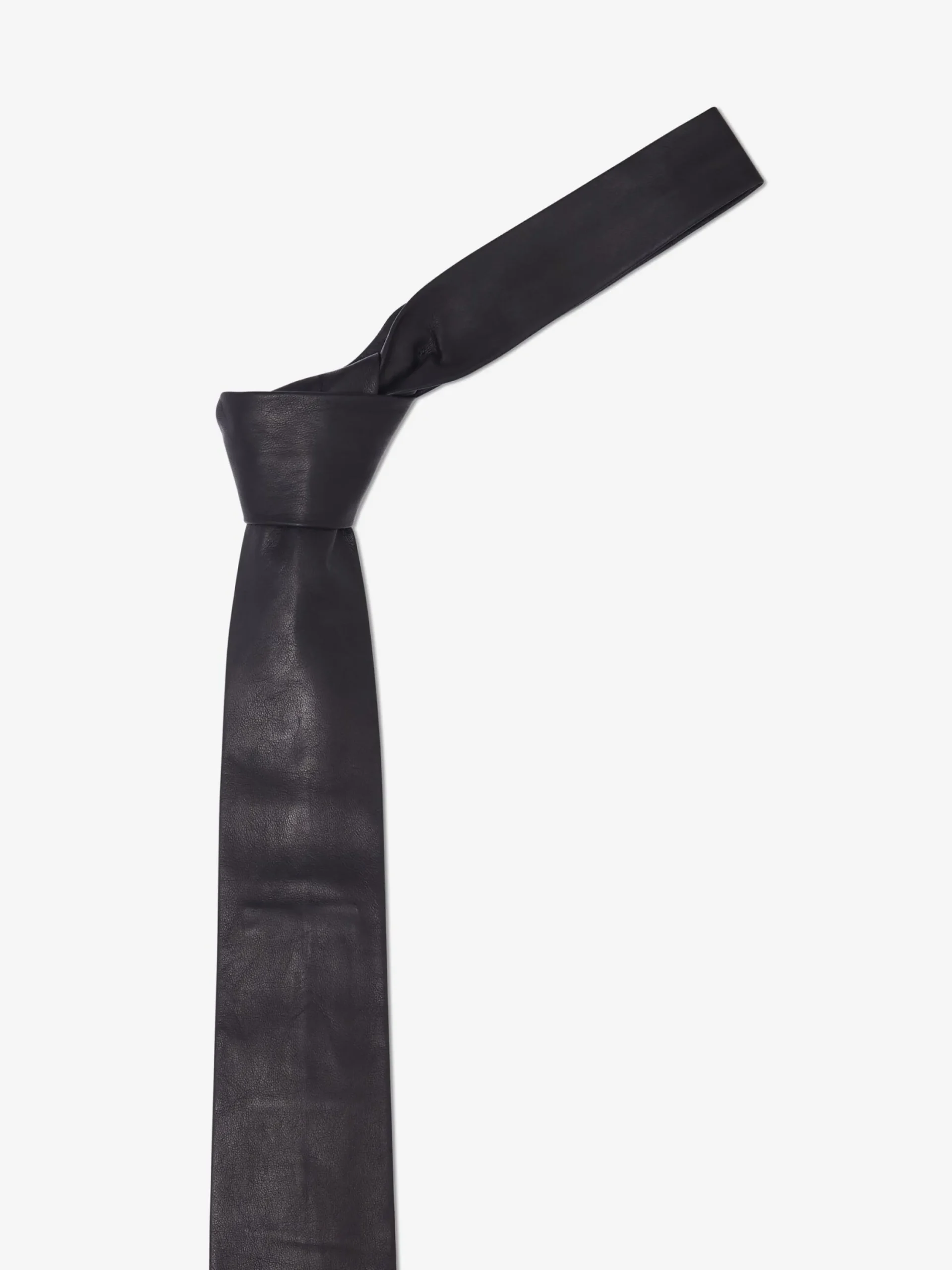 Online Alexander McQueen Women's Leather Tie in Black