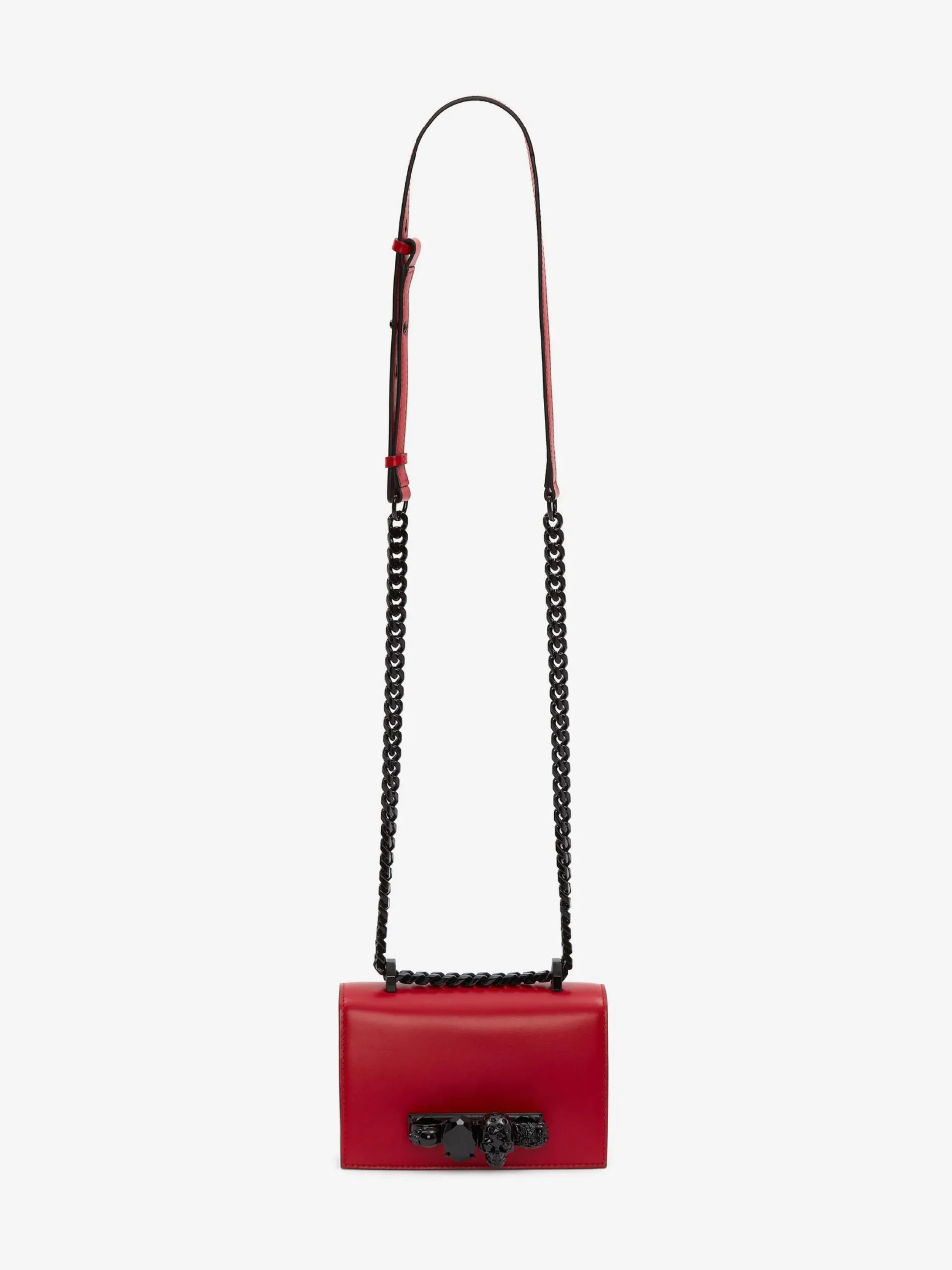 Cheap Alexander McQueen Women's Mini Jewelled Satchel in Welsh Red