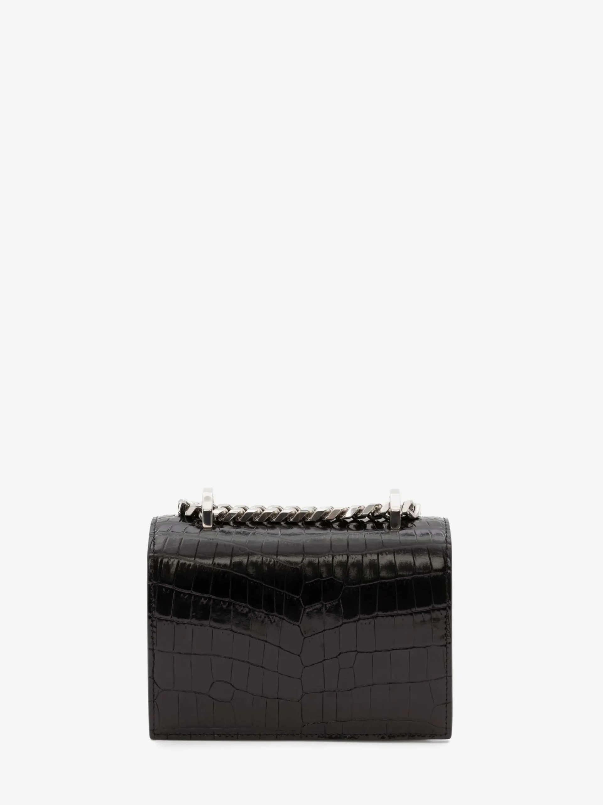 Online Alexander McQueen Women's Mini Jewelled Satchel in Black