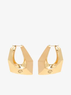 Sale Alexander McQueen Women's Modernist Earrings in Antique Gold