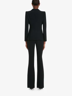Flash Sale Alexander McQueen Women's Narrow Bootcut Trousers in Black