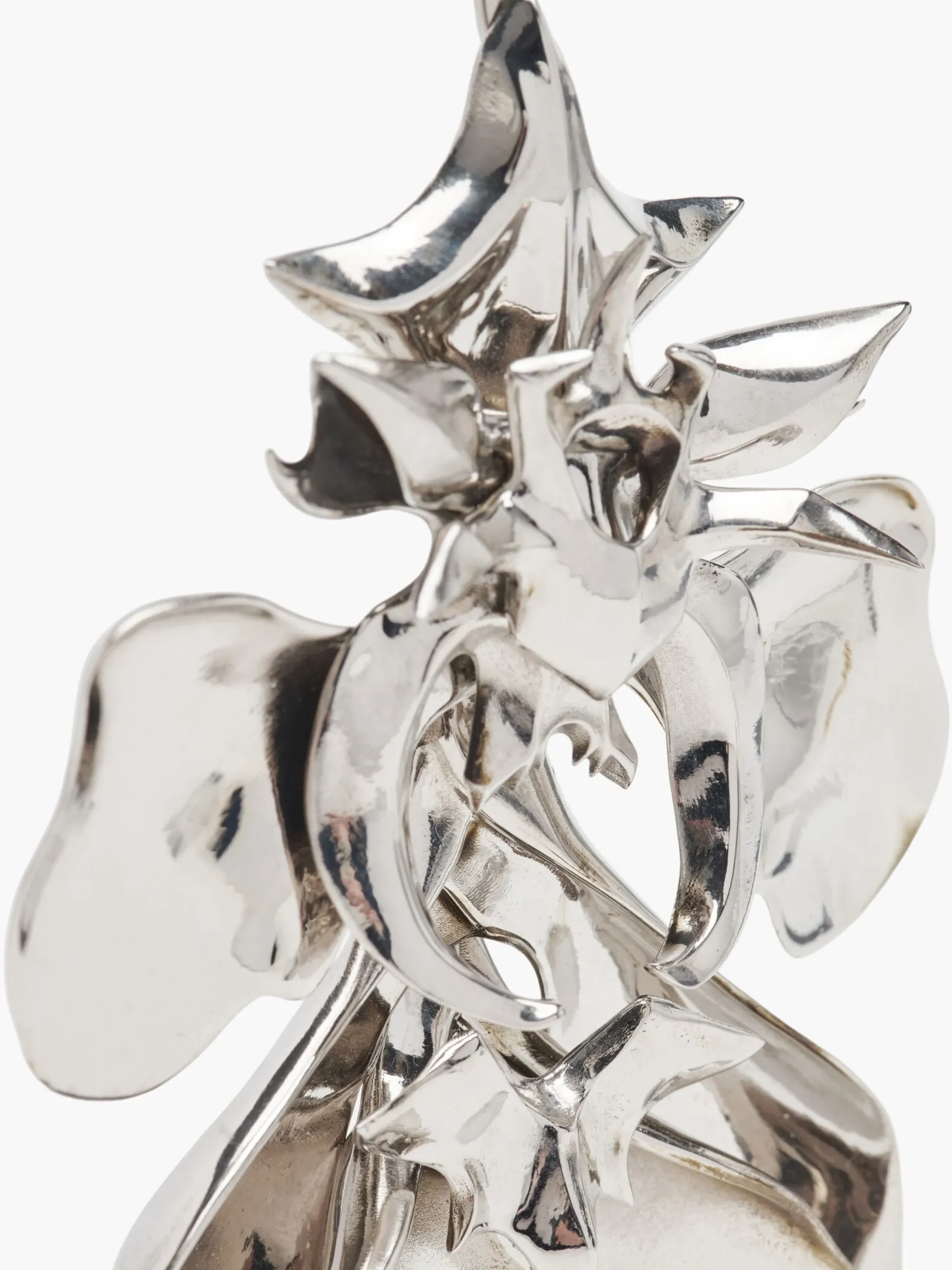 Hot Alexander McQueen Women's Orchid Stick Earring in Antique Silver