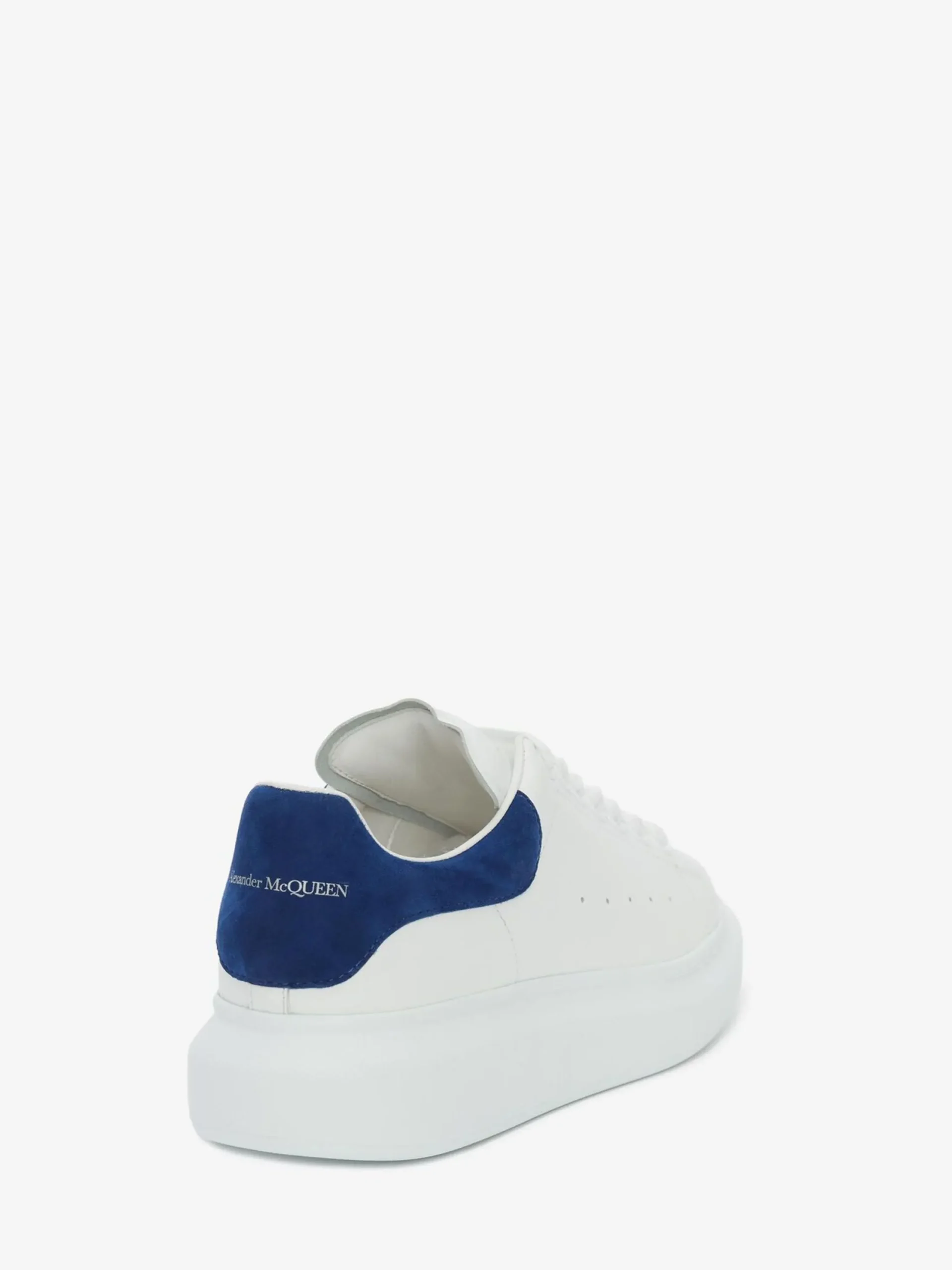 Flash Sale Alexander McQueen Women's Oversized Sneaker in White/Paris Blue