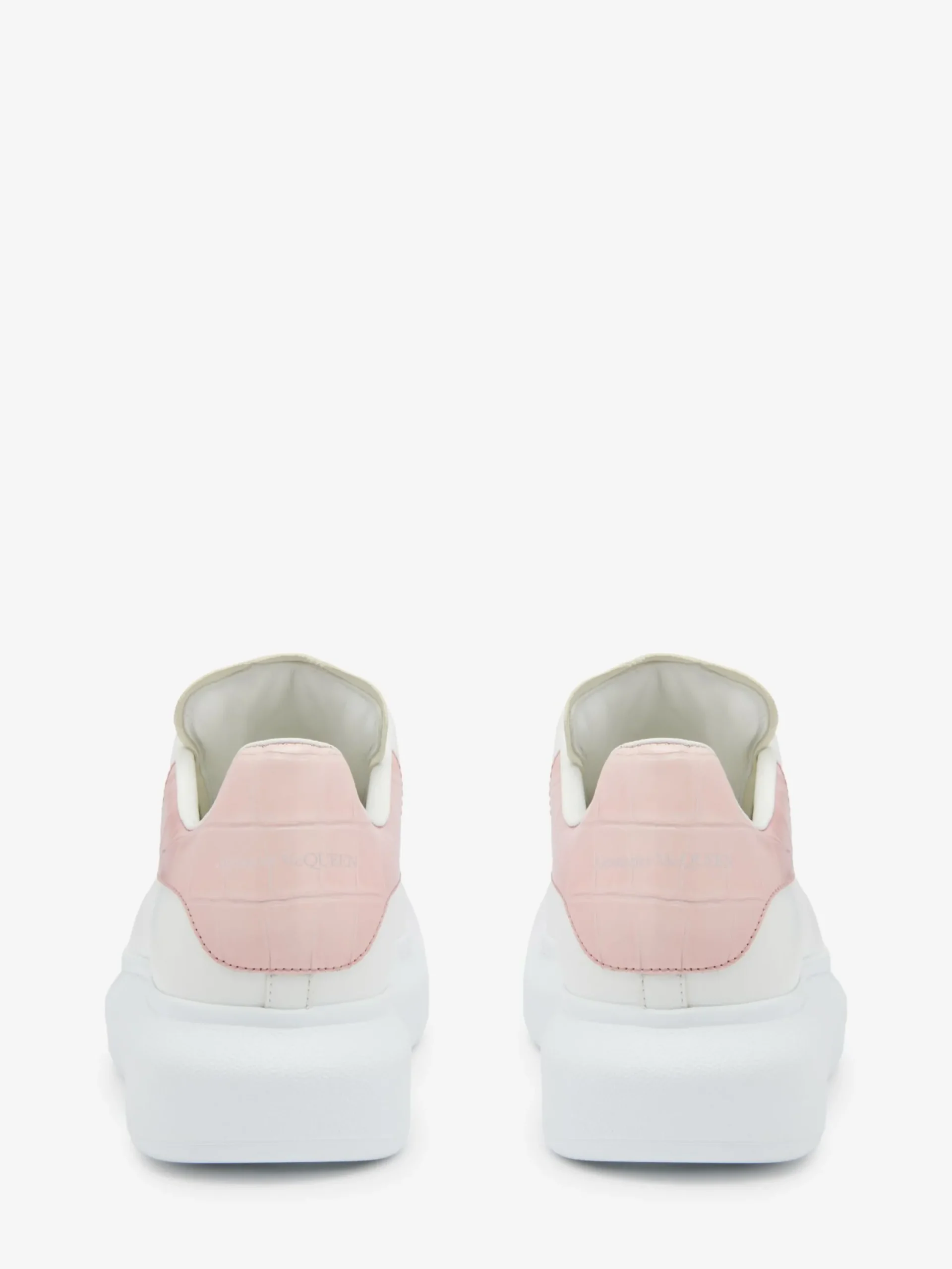Sale Alexander McQueen Women's Oversized Sneaker in White/Clay