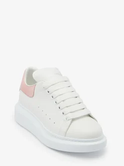 Sale Alexander McQueen Women's Oversized Sneaker in White/Clay