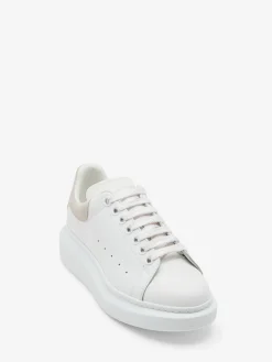 Best Sale Alexander McQueen Women's Oversized Sneaker in White/Patchouli