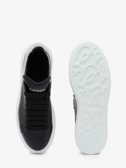 Cheap Alexander McQueen Women's Oversized Sneaker in Black/Silver