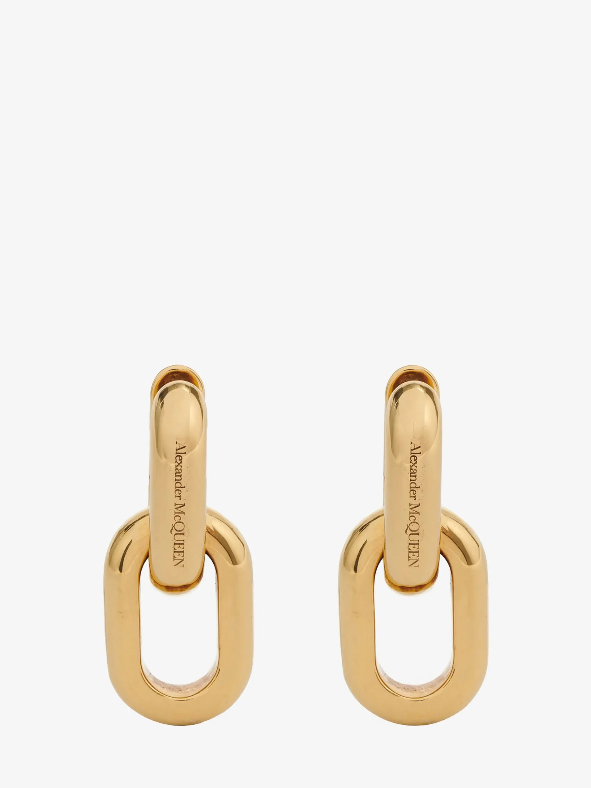 Outlet Alexander McQueen Women's Peak Chain Earrings in Gold