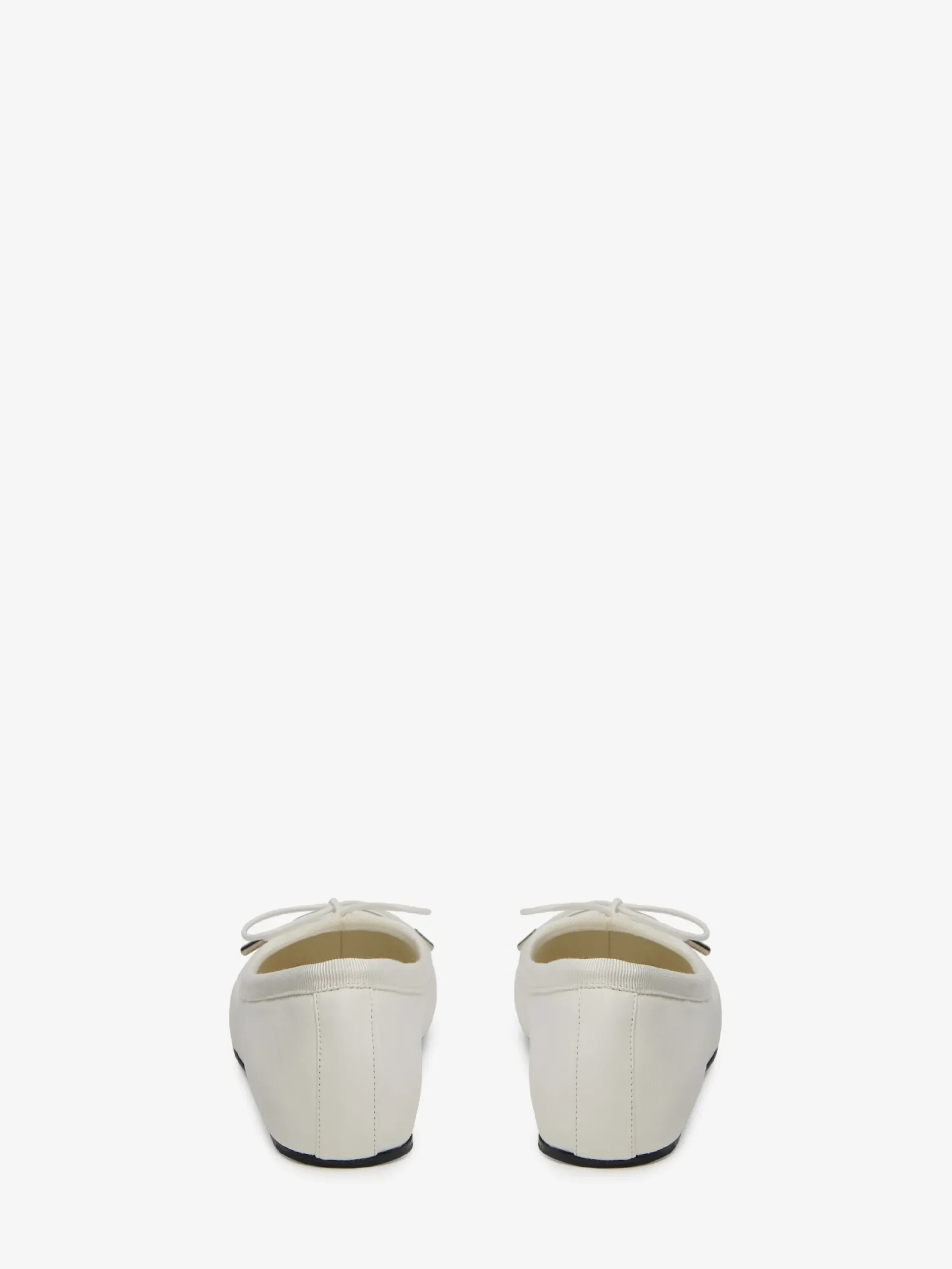 Hot Alexander McQueen Women's Punk Ballet Flat in Ivory