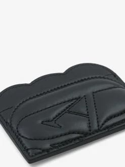 Fashion Alexander McQueen Women's Seal Logo Card Holder in Black