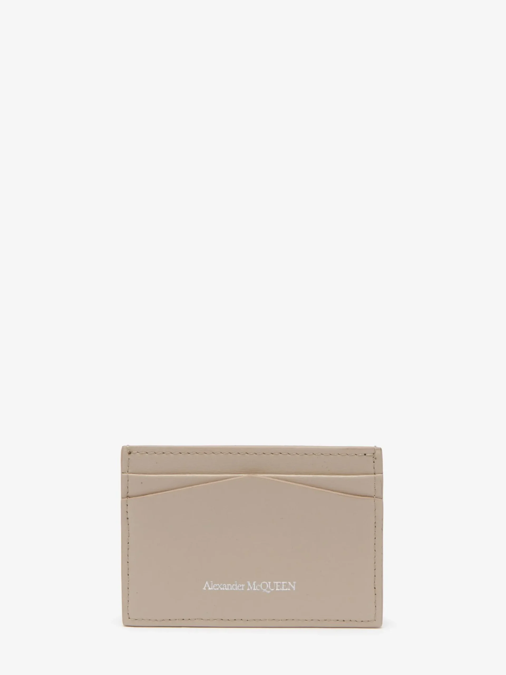 Best Alexander McQueen Women's Skull Card Holder in Camel