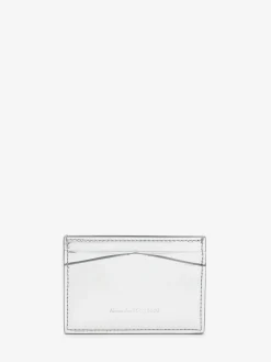 Fashion Alexander McQueen Women's Skull Card Holder in Silver