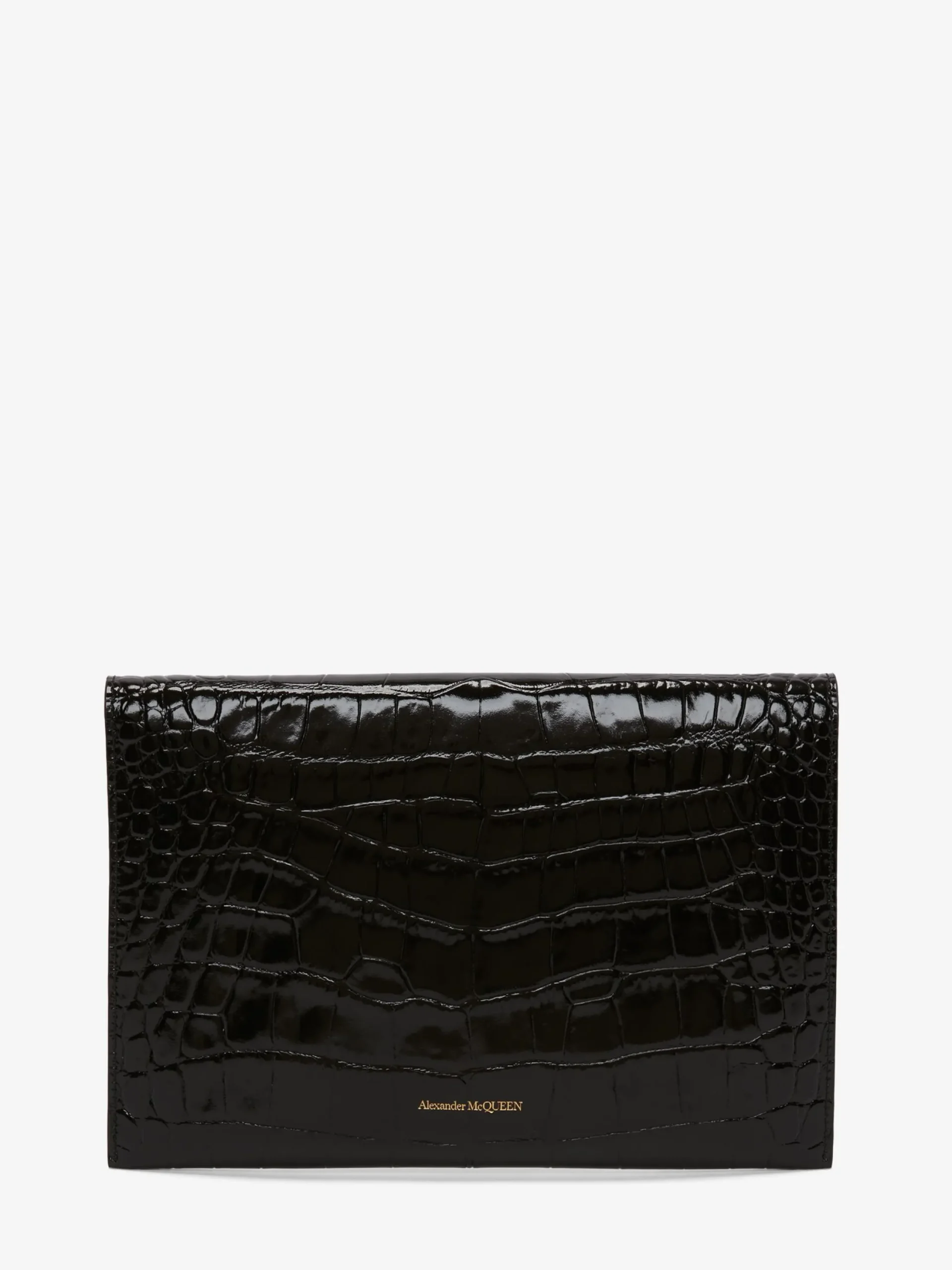Shop Alexander McQueen Women's Skull Clutch in Black