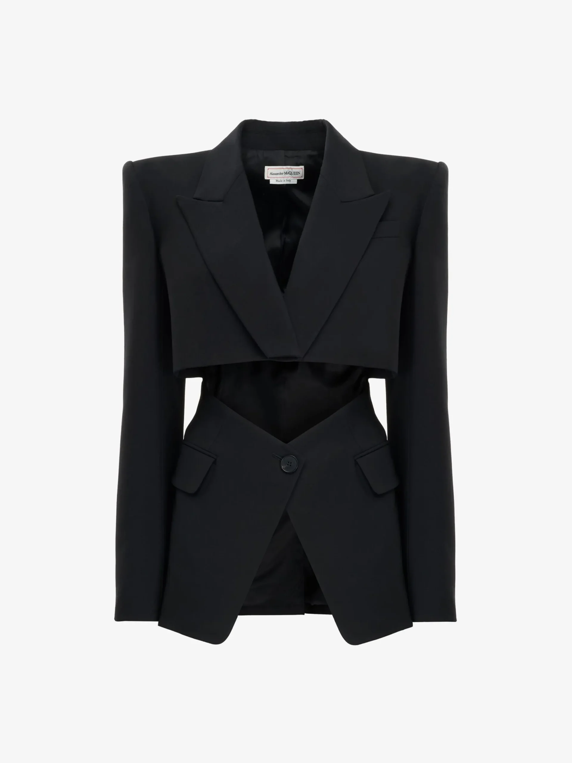 Flash Sale Alexander McQueen Women's Slashed Tailored Jacket in Black